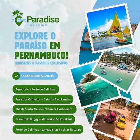 Flat Praia Dos Carneiros Eco Resort 26 Tamandaré Exteriör bild